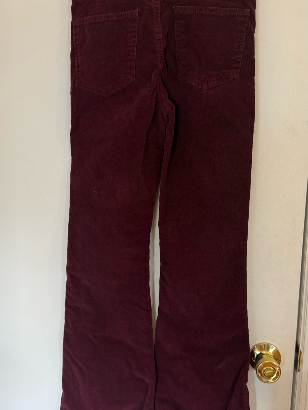 Women’s Corduroy Jeans in Deep Burgundy size 3/26